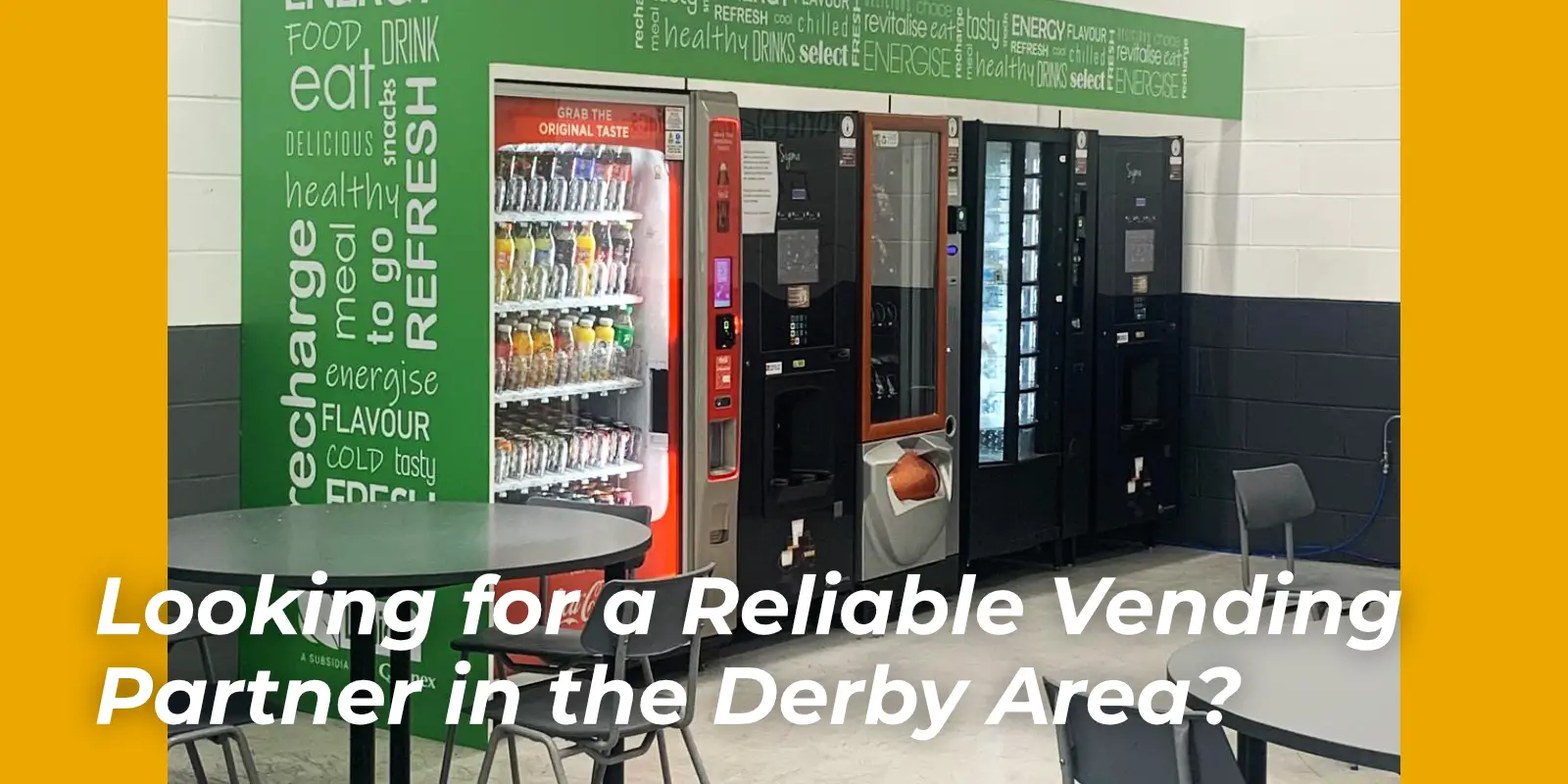 Looking for a reliable Vending Partner in Derby? | Commercial Vending Services Ltd